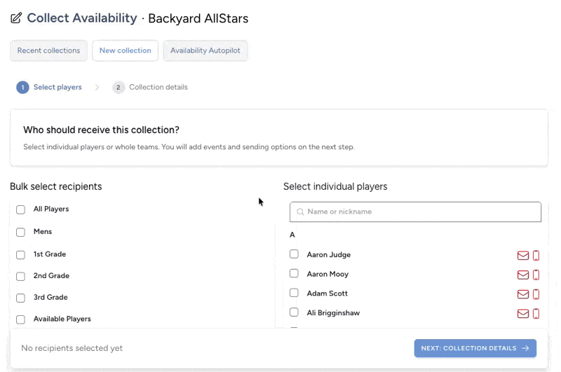 Create a form in seconds