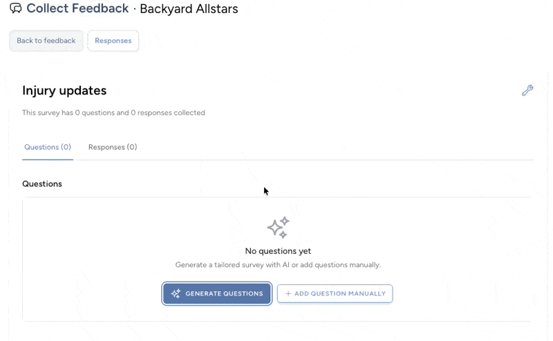 Automatically generate surveys